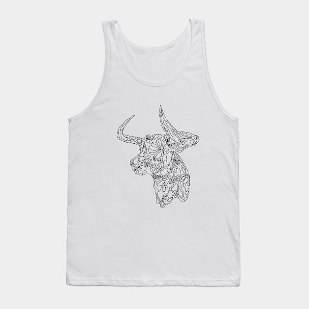 Taurus Zodiac Astrological Sign Tank Top by jillell